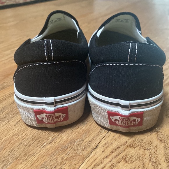 Black Slip On Vans - Picture 3 of 4